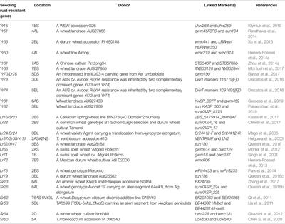 Application of Genomics Tools in Wheat Breeding to Attain Durable Rust Resistance